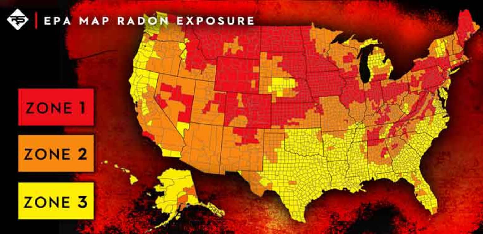 EPA Radon Map